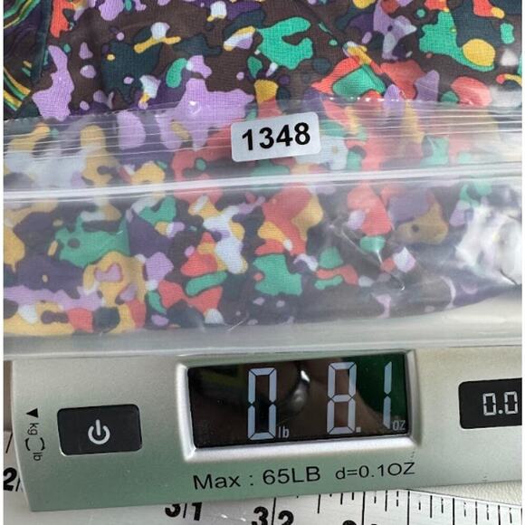 BCBGMAXAZRIA Printed Half Sleeve Split V-Neck Blouse Top Multicolor Women's S - Picture 10 of 10